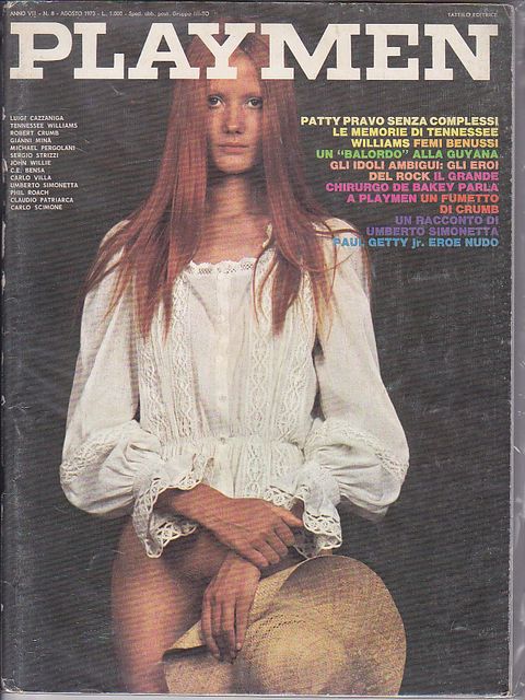 Playmen 1973 n.8 agosto Patty Pravo