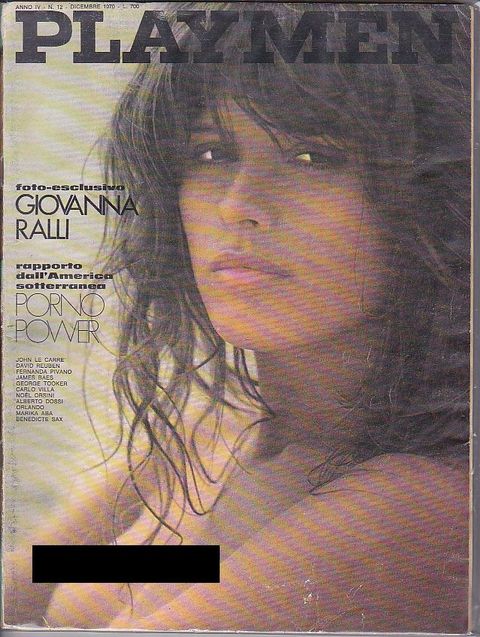 Playmen 1970 n.12 dicembre Giovanna Ralli