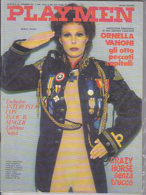 Playmen 1978 n.12 dicembre Ornella Vanoni