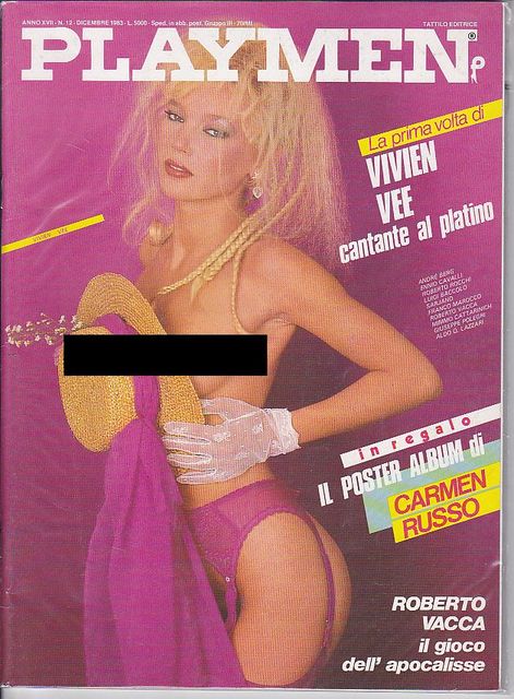 Playmen 1983 n.12 dicembre Vivien Vee