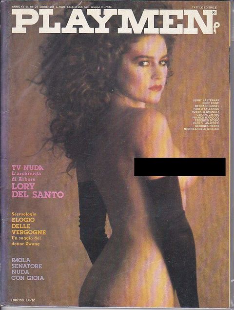 Playmen 1981 n.10 ottobre Lory Del Santo