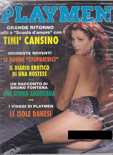 Playmen 1992 n.10 ottobre Tini Cansino