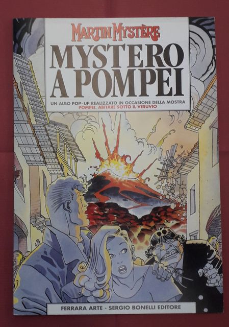 Martin Mystere Mystero a Pompei albo pop-up