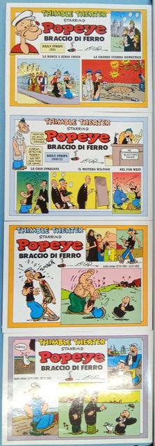 Popeye strips 1928/1938 Comic Art 12 volumi serie completa