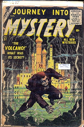 JOURNEY INTO MYSTERY N. 27 copertina staccata