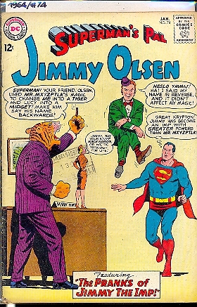 SUPERMAN'S PAL JIMMY OLSEN n. 74