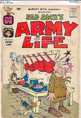 HARVEY'S HITS SAD SACK'S ARMY LIFE n.51