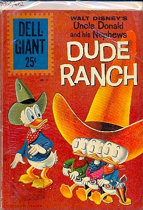 UNCLE DONALD AND HIS NEPHEWS DUDE RANCH - DELL GIANT n.52