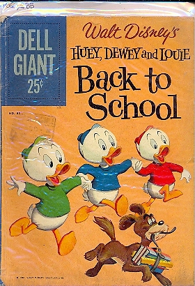 HUEY DEWEY AND LOUIE BACK TO SCHOOL - DELL GIANT n.35