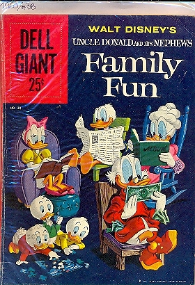 UNCLE DONALD AND HIS NEPHEWS FAMILY FUN - DELL GIANT n.38