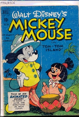 FOUR COLOR - MICKEY MOUSE IN TOM-TOM ISLAND n.304