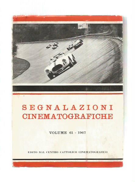 SEGNALAZIONI CINEMATOGRAFICHE Vol 61 1967