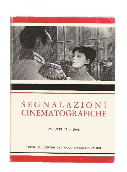 SEGNALAZIONI CINEMATOGRAFICHE Vol 65 1968