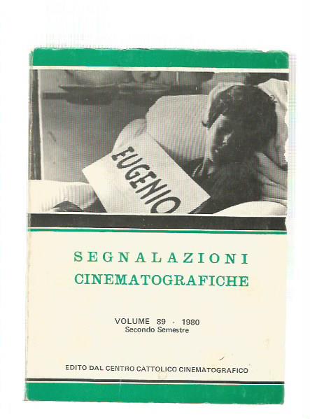 SEGNALAZIONI CINEMATOGRAFICHE Vol 89 1980