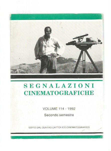 SEGNALAZIONI CINEMATOGRAFICHE Vol 114 1992