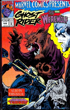 MARVEL COMICS PRESENTS GHOST RIDER AND WEREWOLF 101-108 SEQUENZA
