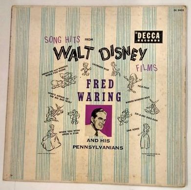 Song hits from Walt Disney fils Fred Waring