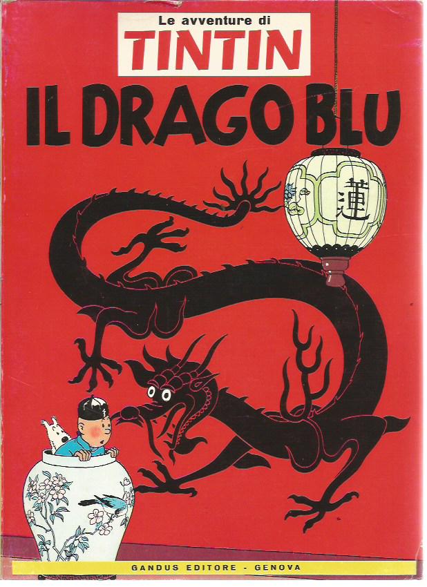 Le avventure di TinTin n. 8 - Il drago blu - 1 edizione brossur