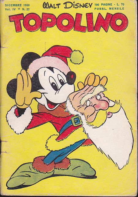 Topolino n.  22 - Dicembre 1950 - Bollini presenti