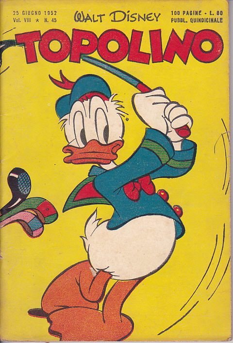 Topolino n.  45 - 25 Giugno 1952