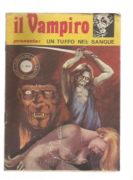 Il Vampiro anno IV n. 7 - Un tuffo nel sangue