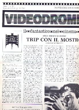 Videodrome - Anno 1 - n. 5 -6 - 1988