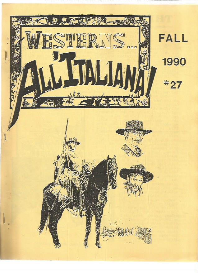 Western ... All'italiana n. 27 - Fall 1990